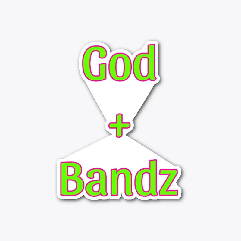 God +Bandz Lime /Pink