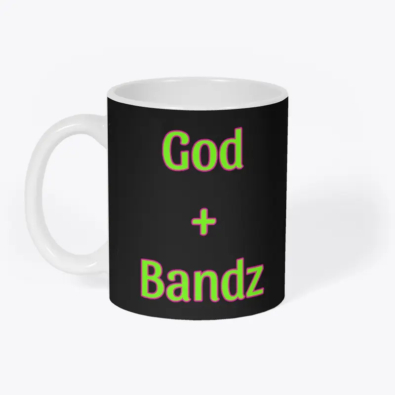 God +Bandz Lime /Pink