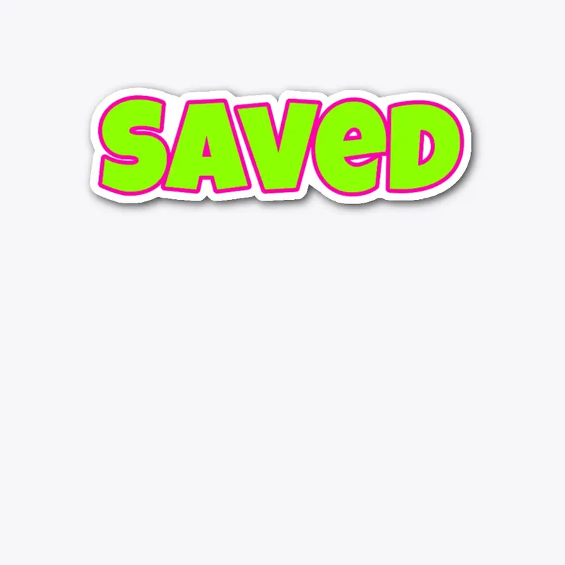 Saved - lime/Pink