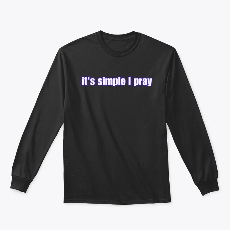 It's simple I pray - Blue 