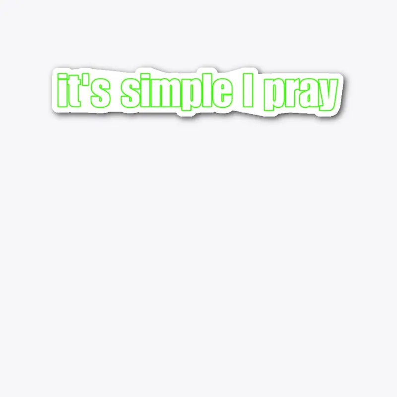 It's simple I pray - Lime