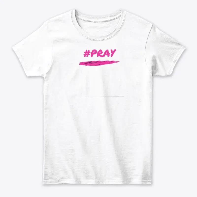 #Pray -Pink & Black 