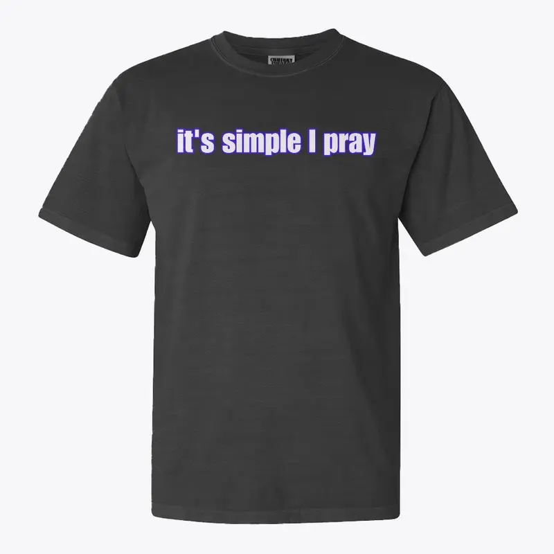 It's simple I pray - Blue 