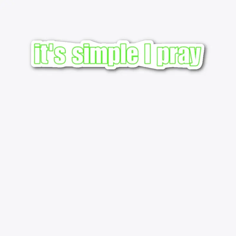 It's simple I pray - Lime